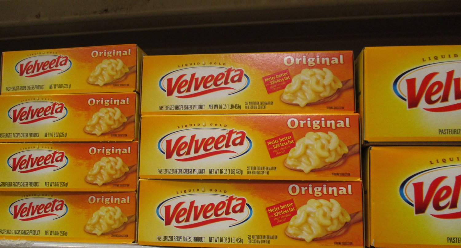 Velveeta was a beloved ingredient for mid-century macaroni and cheese, because of the way it melted.